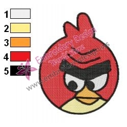 Angry Birds Space Embroidery Design 15